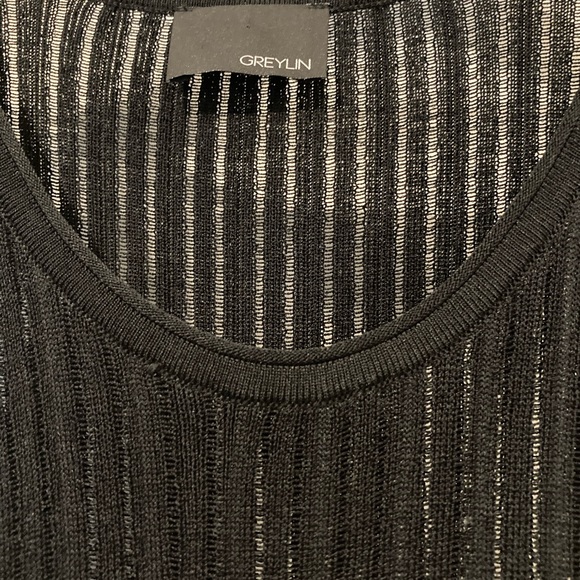 Greylin black bodycon midi dress - Picture 2 of 2